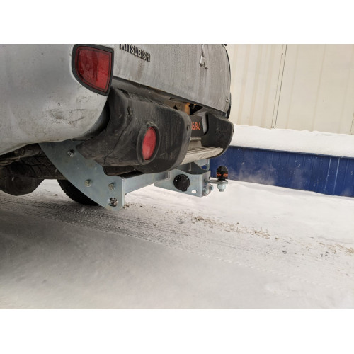 Фаркоп MOTODOR на Mitsubishi L200 2006-2015 Арт.91301 (полностью оцинкованный)