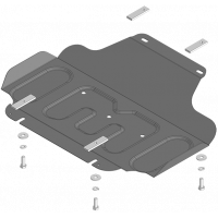 Защита Картера двигателя, Переднего дифференциала MOTODOR для JAC T9 2024- (I), Сталь 2 мм - Арт. 78316