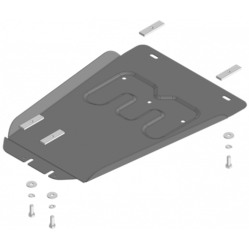 Защита КПП MOTODOR для JAC T9 2024- (I), Сталь 2 мм - Арт. 78317