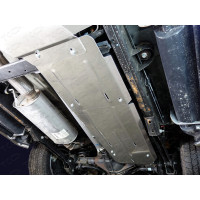 Защита Топливного бака ТСС для Cadillac Escalade 2014-2020 (IV), Алюминий 4 мм - Арт. ZKTCC00196
